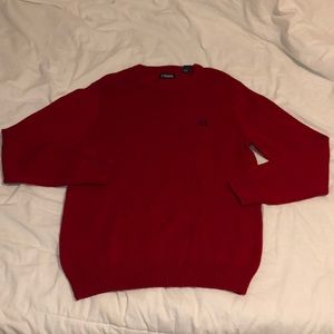 Chaps red sweater, size medium